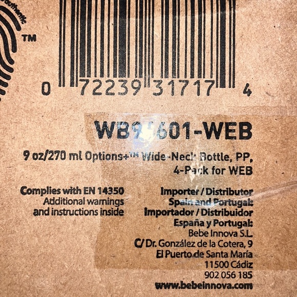 Dr. Browns Anti Colic Wide Neck Baby Bottles 9oz.  (4 pack) - Picture 3 of 6